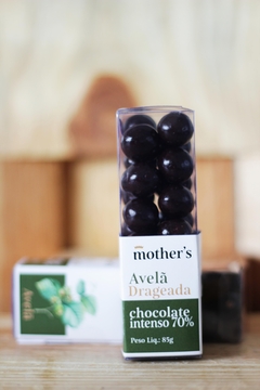 DRÁGEAS DE AVELÃ COM CHOCOLATE 70% CACAU - Mother's Chocolates