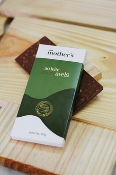 Tablete de chocolate com avelã - 80g - Mother's Chocolates