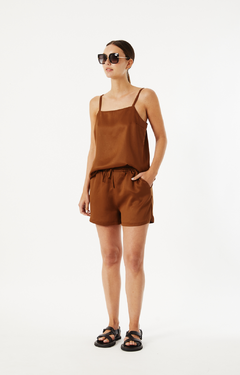 SHORT EARLY CHOCOLATE [TENCEL 100%]