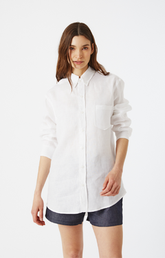 CAMISA MUST BLANCA [LINO 100%] - comprar online