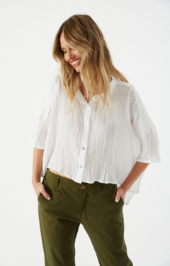 CAMISA OVER BLANCA - comprar online