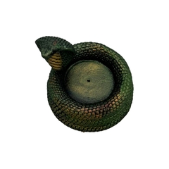 Incensário Cobra Naja Serpente 7cm (Verde) - comprar online