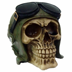 Cranio Caveira Aviador Com Oculos