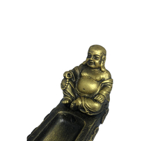 INCENSÁRIO E PORTA VELA BUDA (DOURADO) - comprar online