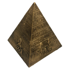 PIRAMIDE 10CM (DOURADO) - comprar online