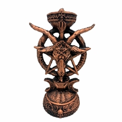 CASTIÇAL BAPHOMET (BRONZE)