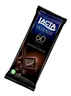 CHOCOLATE BARRA INTENSE LACTA TAB 85g CAFE 60%