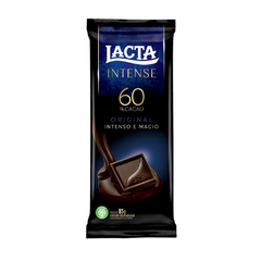 CHOCOLATE BARRA INTENSE LACTA TAB 85g ORIGINAL 60%