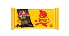 CHOCOLATE BARRA GAROTO TAB 80g MEIO AMARGO