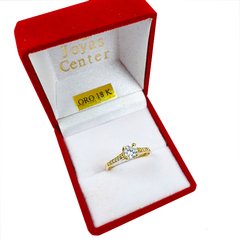 Anillo De Oro 18k Cintillo Compromiso Casamiento Dama 1.9Grs 4 Grifas en internet