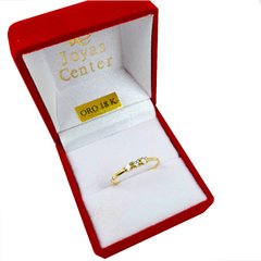 Anillo De Oro 18k Cintillo Compromiso Casamiento Dama 1Gr en internet