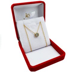 Conjunto Oro 18k Cadena Singapur 45cm Dije Pasante Dpc07 1,6Grs - comprar online