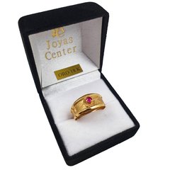 Imagen de Sello Anillo Sirio Italiano Oro 18k Con Piedra 2,2 Grs