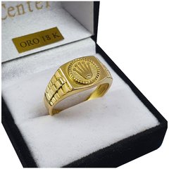 Anillo Sello Corona Oro 18k Corona Rolex 7 Gramos en internet