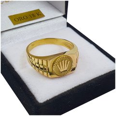 Imagen de Anillo Sello Corona Oro 18k Corona Rolex 7 Gramos