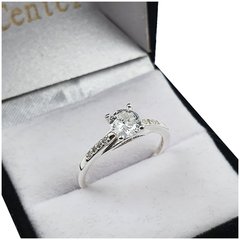 Anillo Cintillo Plata 925 Boda Compromiso Casamiento Cp45 - comprar online