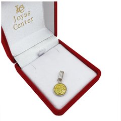 Dije Plata Y Oro 18kts San Benito Cruz Religioso Df01 - - comprar online