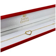 Pulsera De Oro 18kts Singapur 1 Gr Corazon - comprar online