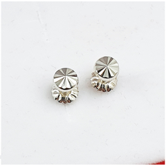 Aros Facetados De Plata 925 Modelo Exclusivo 4mm - comprar online