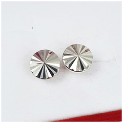 Aros Facetados De Plata 925 Modelo Exclusivo 11mm - - comprar online