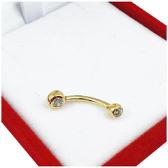 Piercing Oro 18k Para Ombligo Con Piedra - 1,7Grs - comprar online