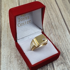 Anillo Sello Oro 18k Italiano 12,6gr - Joyas Center