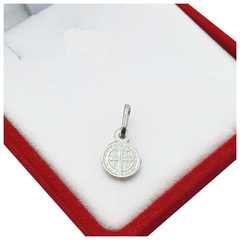 Dije Plata 925 San Benito Religioso Mini - 0,6 Grs -