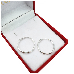 Aros Plata 925 18mm Cubanos Argollas Resistentes - - comprar online