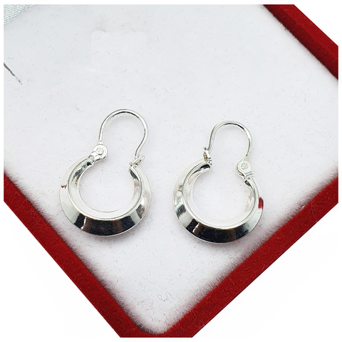 Aros argollas de plata sale