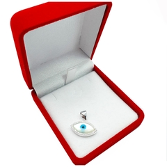 Dije Ojo Turco Plata 925 Mujer Amuleto Suerte Protector 2,1 Gr - - comprar online