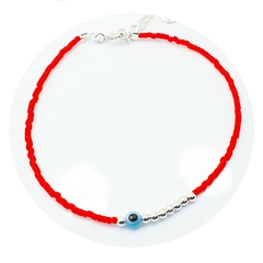 Pulsera De Plata 925 Italiana Importada Con Ojos De Horus 2 Gr - - comprar online