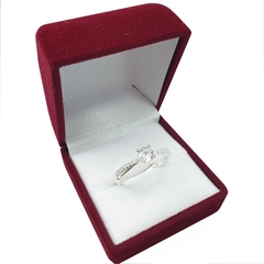 Anillo Cintillo Plata 925 Boda Compromiso Cintillo MB28 - - comprar online