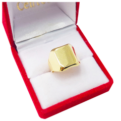 Sello Oro 18k Anillo Hombre Mujer 2g Grabado - Joyas Center