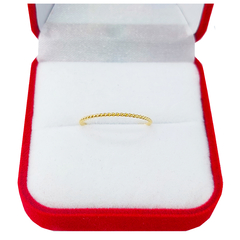 Anillo Oro 18 K Hilo Torzado 0,6Grs - tienda online