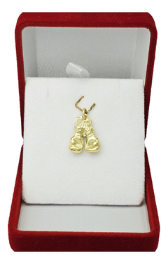 Dije Oro 18k Guante De Box 3.9 Gramos Macizo - - Joyas Center