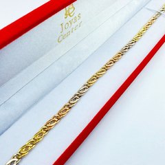 Pulsera Oro 18kts Giuliana Tricolor 4,6 Gramos - tienda online