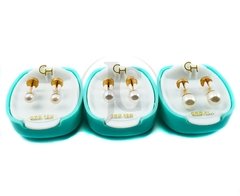 AROS ABRIDORES DE ORO 18KT MARCA CH PERLITAS SIMIL 5MM TIC 18K 40,80 #111 en internet