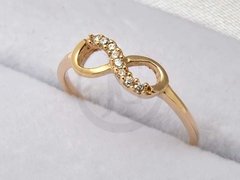 Anillo Infinito - Oro 18kts 1,6 Grs - Joyas Center