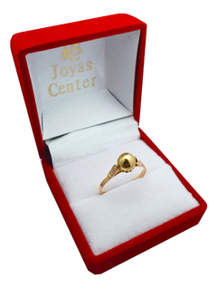 Anillo Oro 18k Modelo Bolita Oro Rose En 1.6 Gramos - comprar online