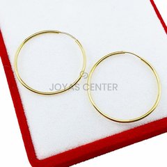 Aros cubanos - 25mm - Oro 18k 0,9Grs