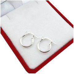 Aros De Plata 925 Clásicos De 10 Milímetros - 1 Grs - - comprar online