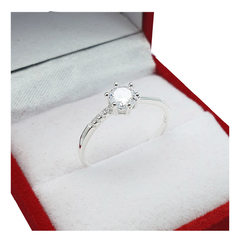 Anillo Cintillo Plata 925 Boda Compromiso Cintillo Dama C200 - - comprar online