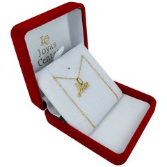 Conjunto Oro 18k Love Amor Calado Singapur - 1,4Grs en internet