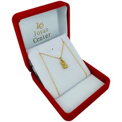 Conjunto Oro 18k Cadena Singapur + Dije Osito - comprar online