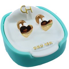 AROS ABRIDORES DE ORO 18KT MARCA CH CORAZON TIC 18K 58,72 #151 - comprar online