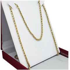 Cadena Oro 18k Espiga 60cm Cierre Mosqueton - - comprar online