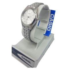 Reloj Pulsera Casio Analogo Mujer Ltp-1129a-7ardf Fondo Gris - comprar online