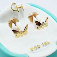 AROS ABRIDORES DE ORO 18KT MARCA CH MARIPOSA TIC 18K 57,08 #154