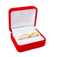 Alianzas Facetadas Oro 18K 4 Gramos el par MOD6260