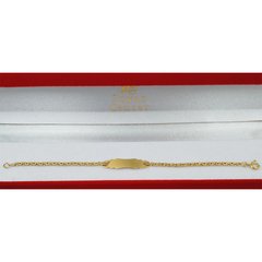 Pulsera Identidad Oro 18k Paris Grabado Gratis Bebé 015p6 - comprar online